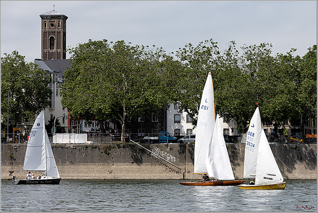 100 Jahre Rheinwoche 2022 - 1. Wettfahrt Porz - Hitdorf, 03.06.2022,